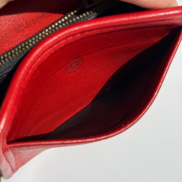 SOLD Vintage Coach Red Multifunction Wallet 7219 - Picture 13 of 14